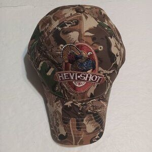 Hevi-Shot Camo Embroidered Turkey Hunting Hat/Cap by Shasta Gear NWOT